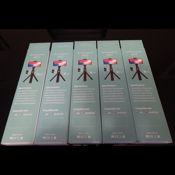 Selfie Stick With Bluetooth Remote - Picture 3 of 3